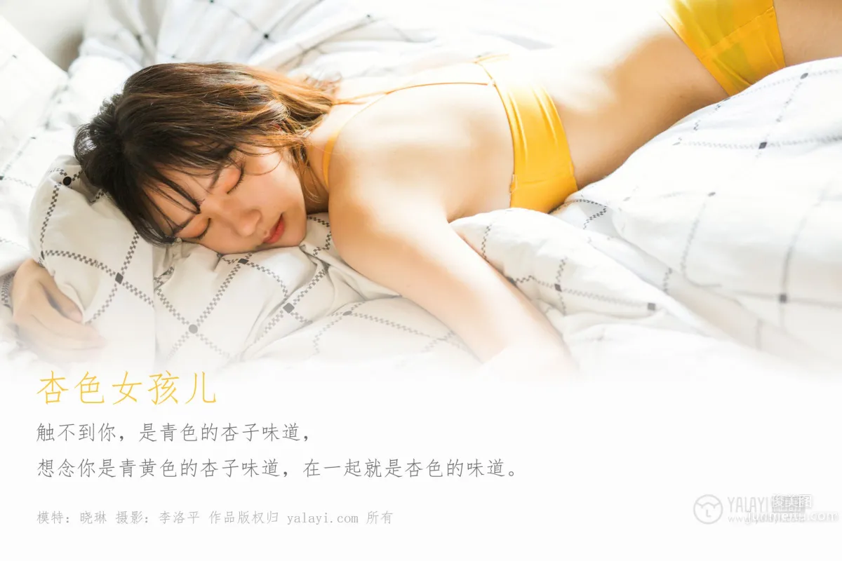 [YALAYI雅拉伊] 2020.01.06 Vol.512 杏色女孩儿 晓琳_0