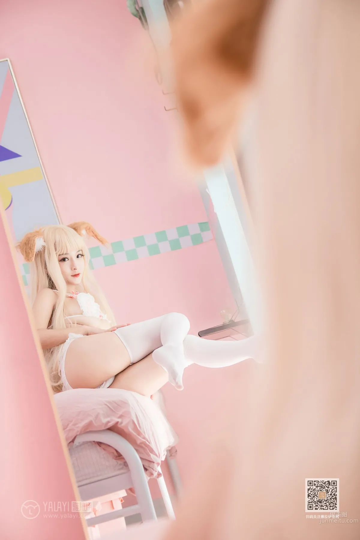 [YALAYI雅拉伊] 2019.12.21 Vol.497 白色比基尼 艾麗 42