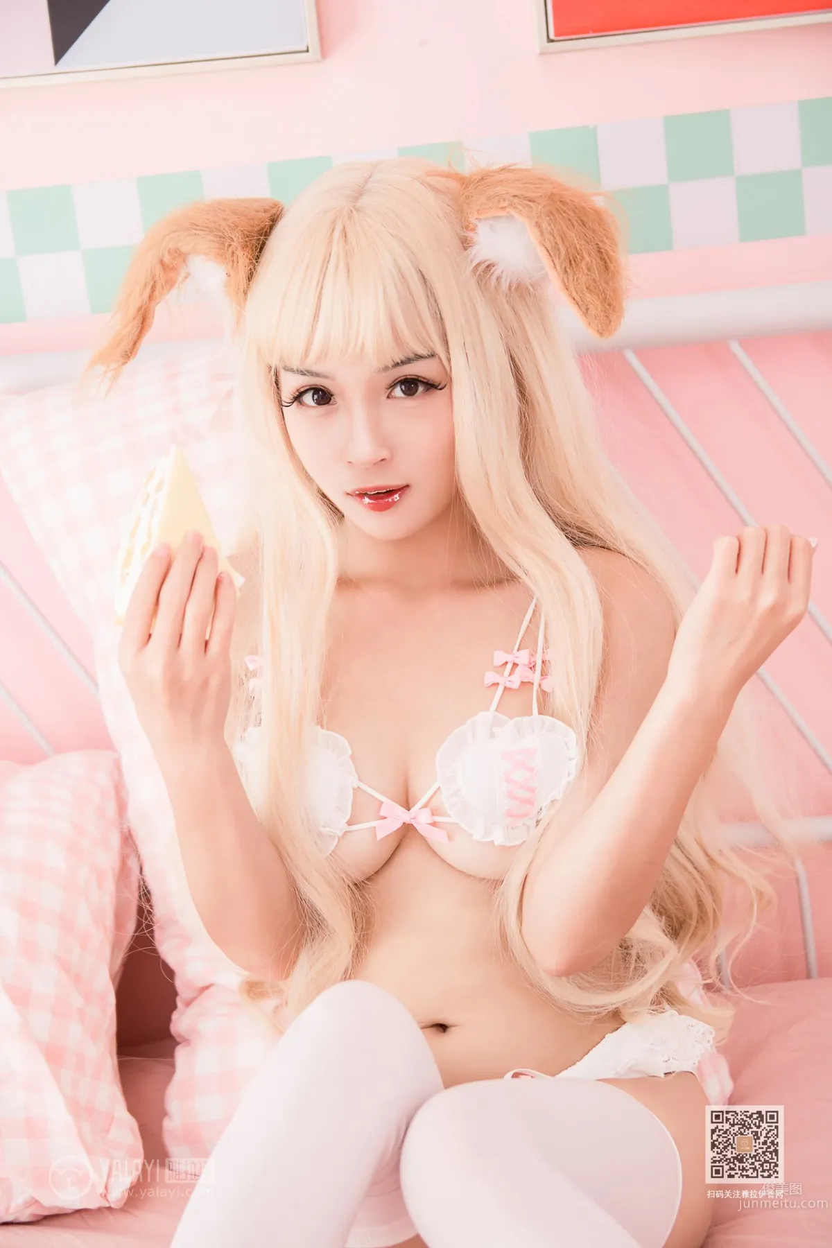 [YALAYI雅拉伊] 2019.12.21 Vol.497 白色比基尼 艾麗 26