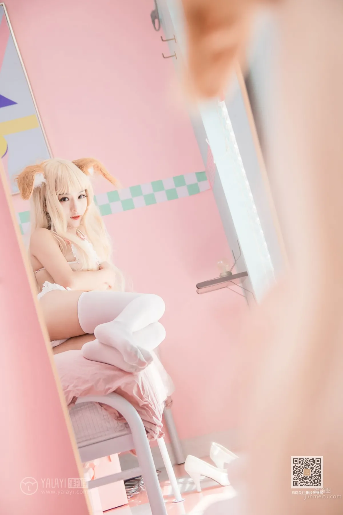 [YALAYI雅拉伊] 2019.12.21 Vol.497 白色比基尼 艾麗 43