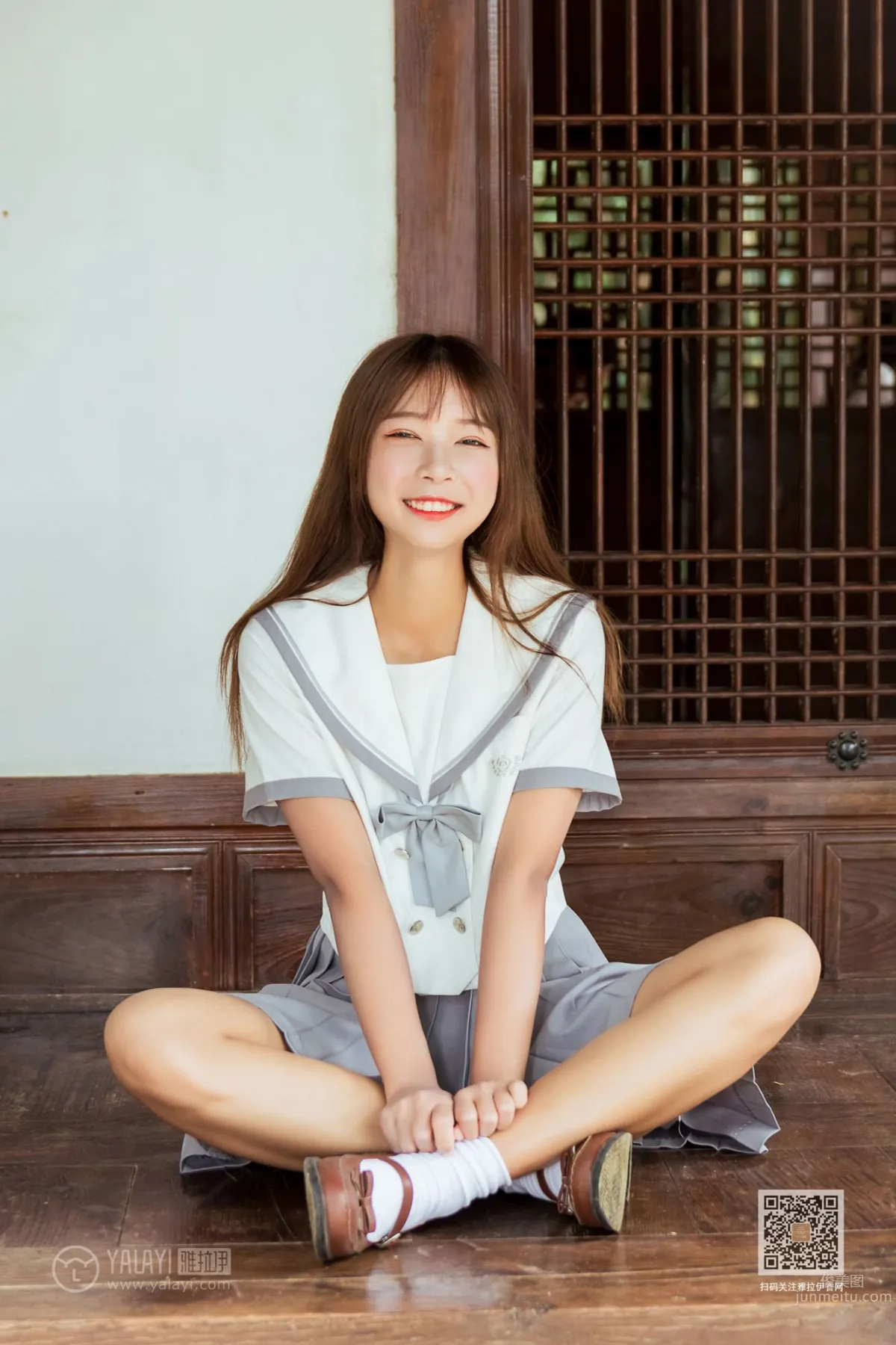 [YALAYI雅拉伊] 2019.11.22 No.471 越秀百褶裙少女 阿禾 35