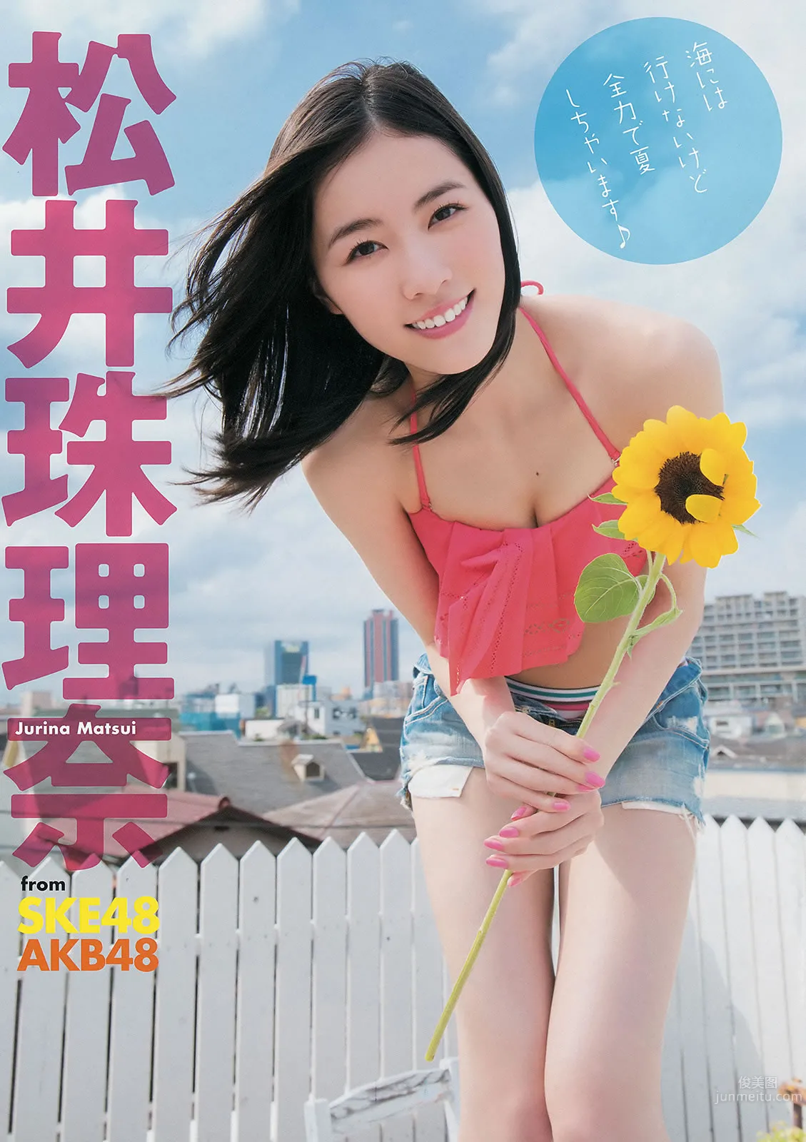 [Young Animal] 2014 No.15 16 橋本環奈 秋山美穂 松井珠理奈 二村春香 竹内舞 古畑奈和 松村香織 7