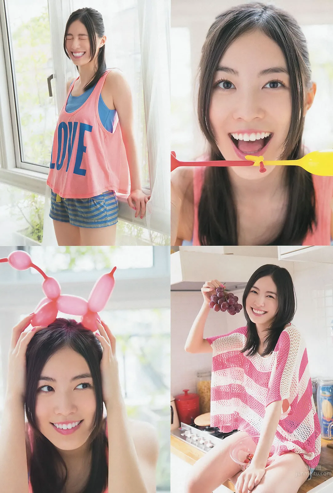 [Young Animal] 2014 No.15 16 橋本環奈 秋山美穂 松井珠理奈 二村春香 竹内舞 古畑奈和 松村香織 11