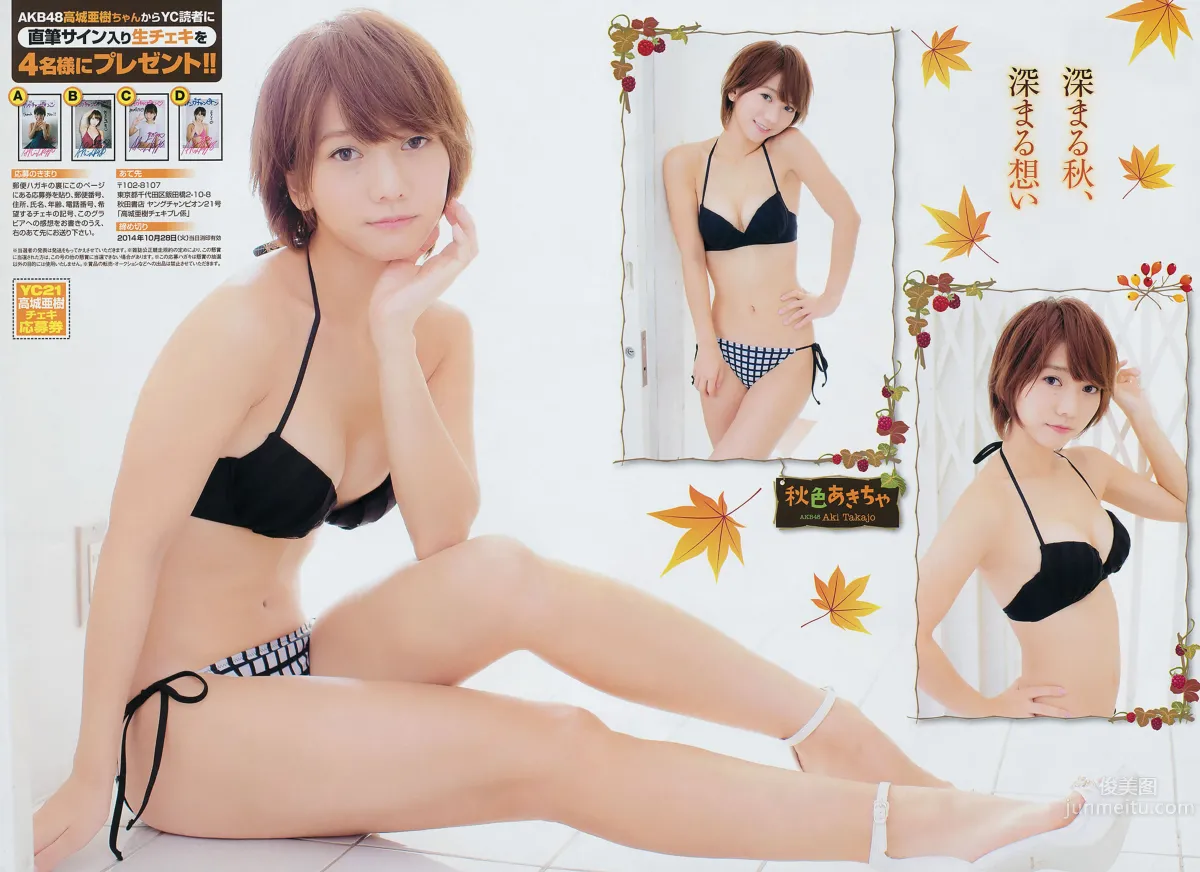 [Young Champion] 2014 No.20 21 柏木由紀 石岡真衣 高城亜樹 和泉美沙希 12