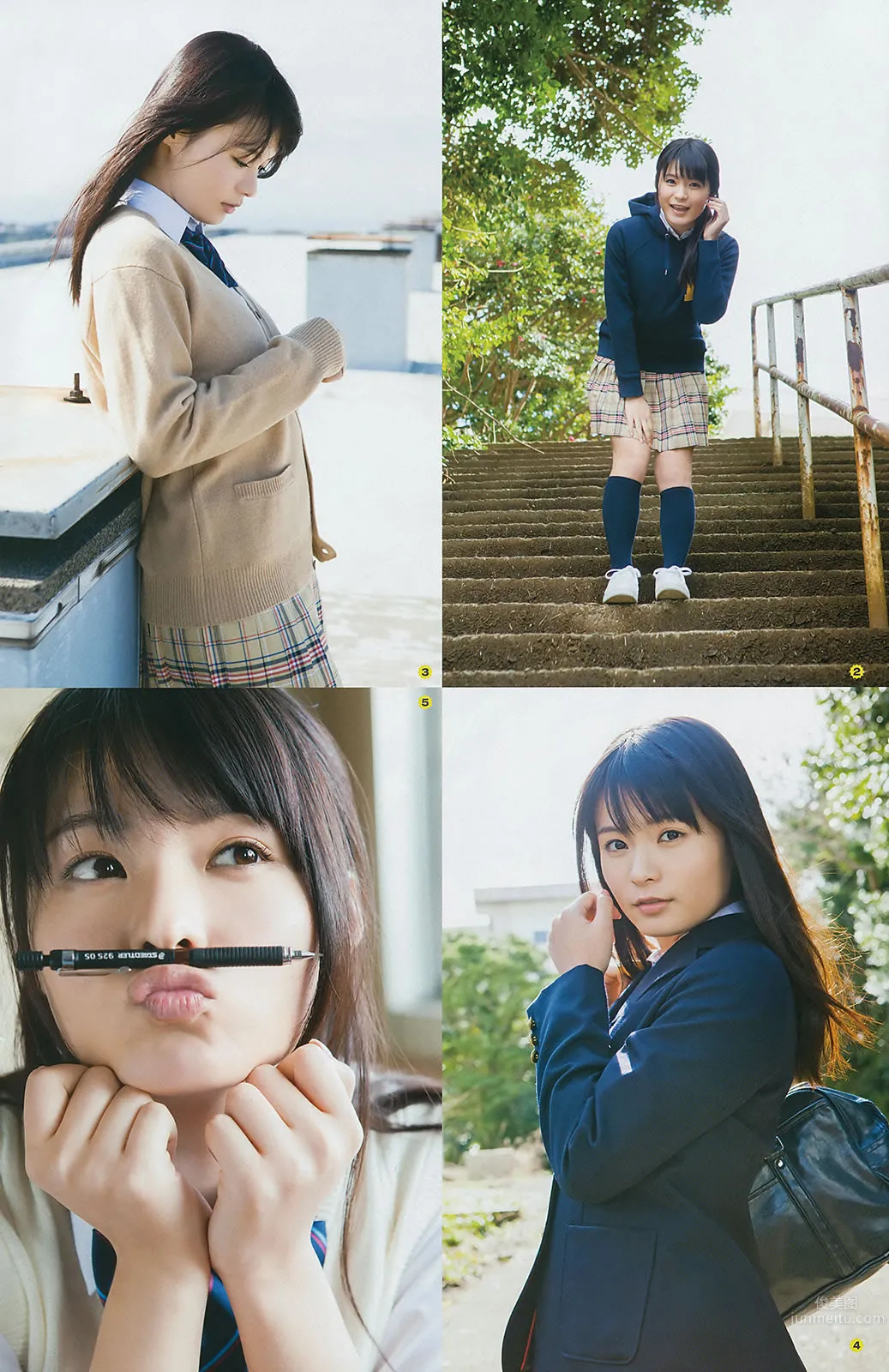[Young Gangan] 2015 No.05 06 穴井千尋 栗原紗英 山地まり 鈴木愛理 星名美津紀 24
