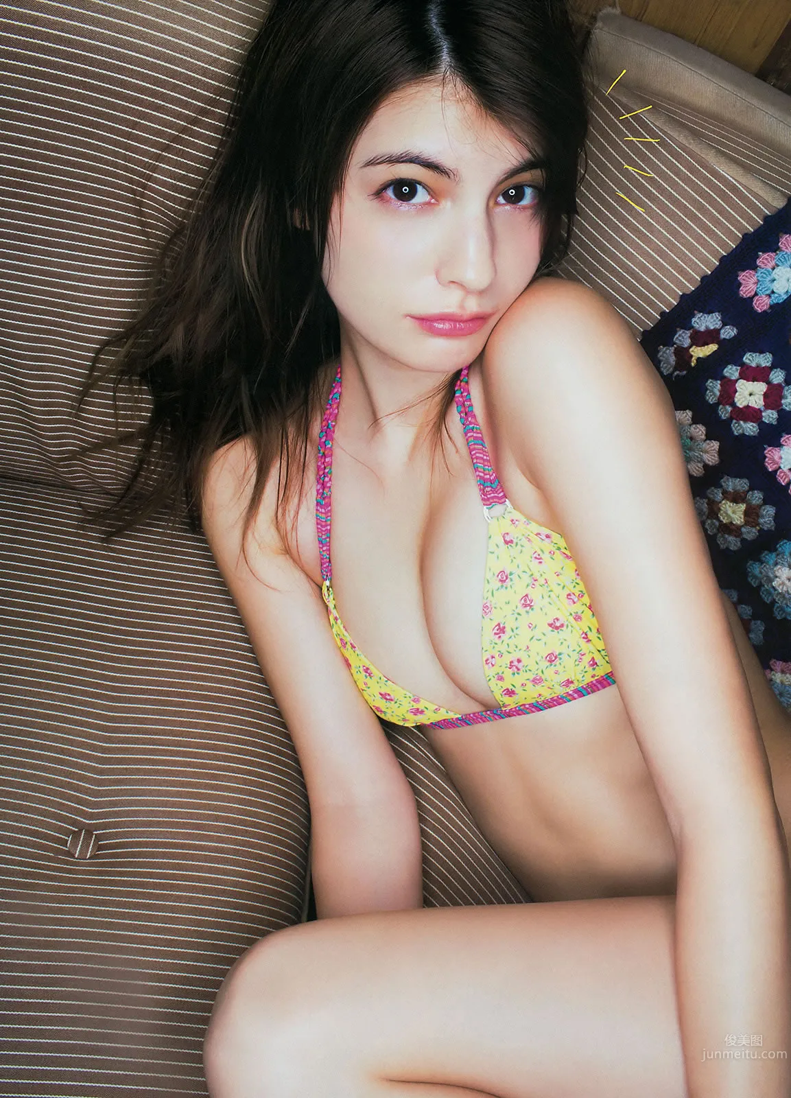 [Young Magazine] 2015 No.13 14 柏木由紀 清水みさと マギー 佐野ひなこ 7