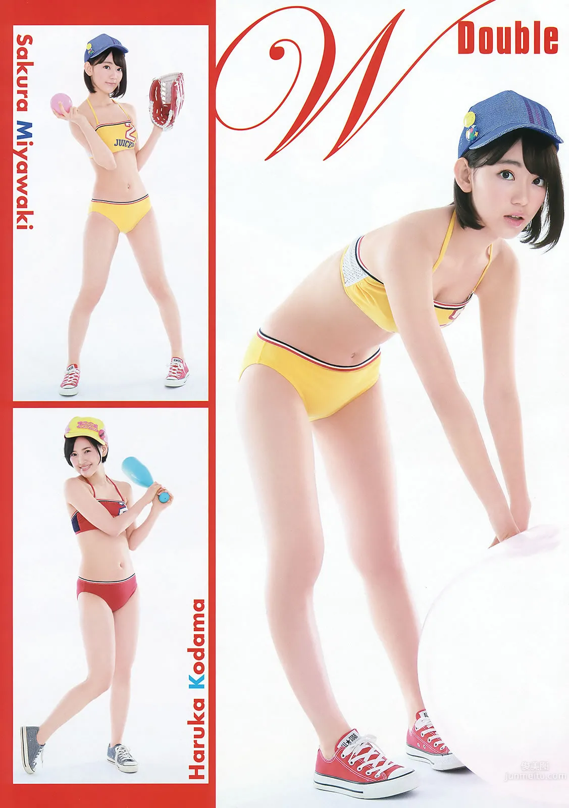 [Young Animal] 2015 No.10 11 宮脇咲良 兒玉遙 朝長美桜 松岡菜摘 穴井千尋 おのののか 羽宮千皓 12