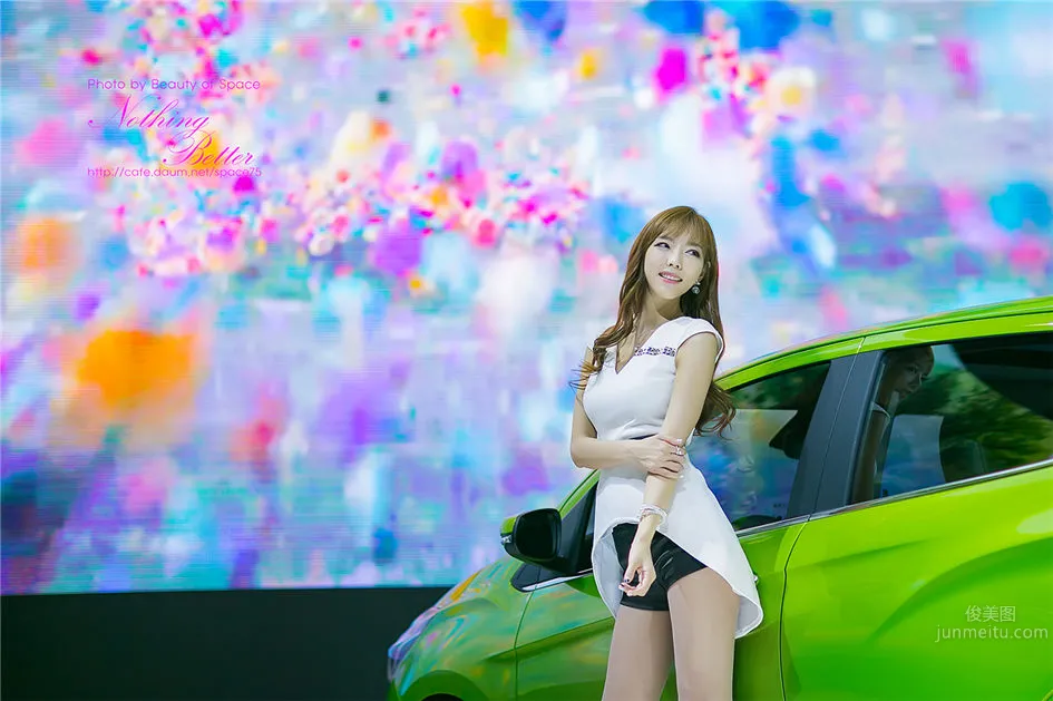 2015韓國國際車展長腿車模姜敏京 5