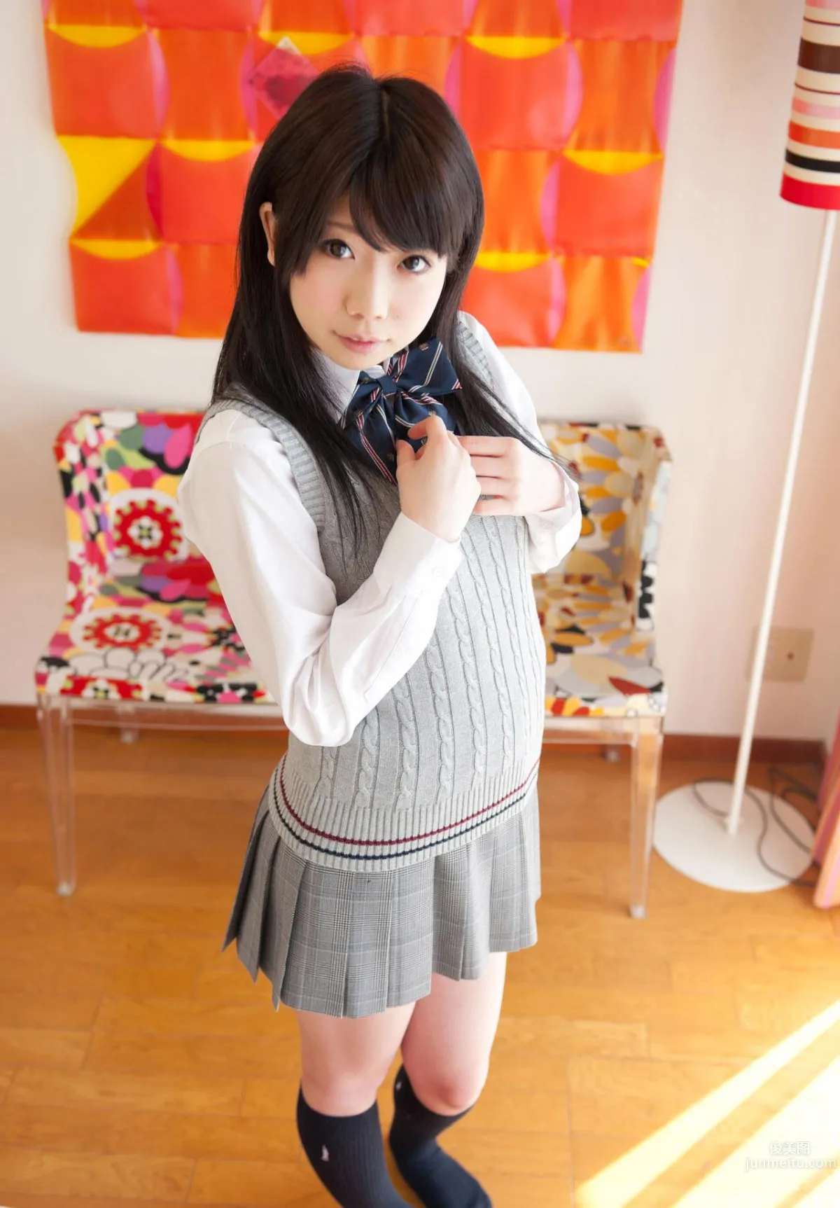 葵夏(葵なつ)- 清新养眼校服写真_6