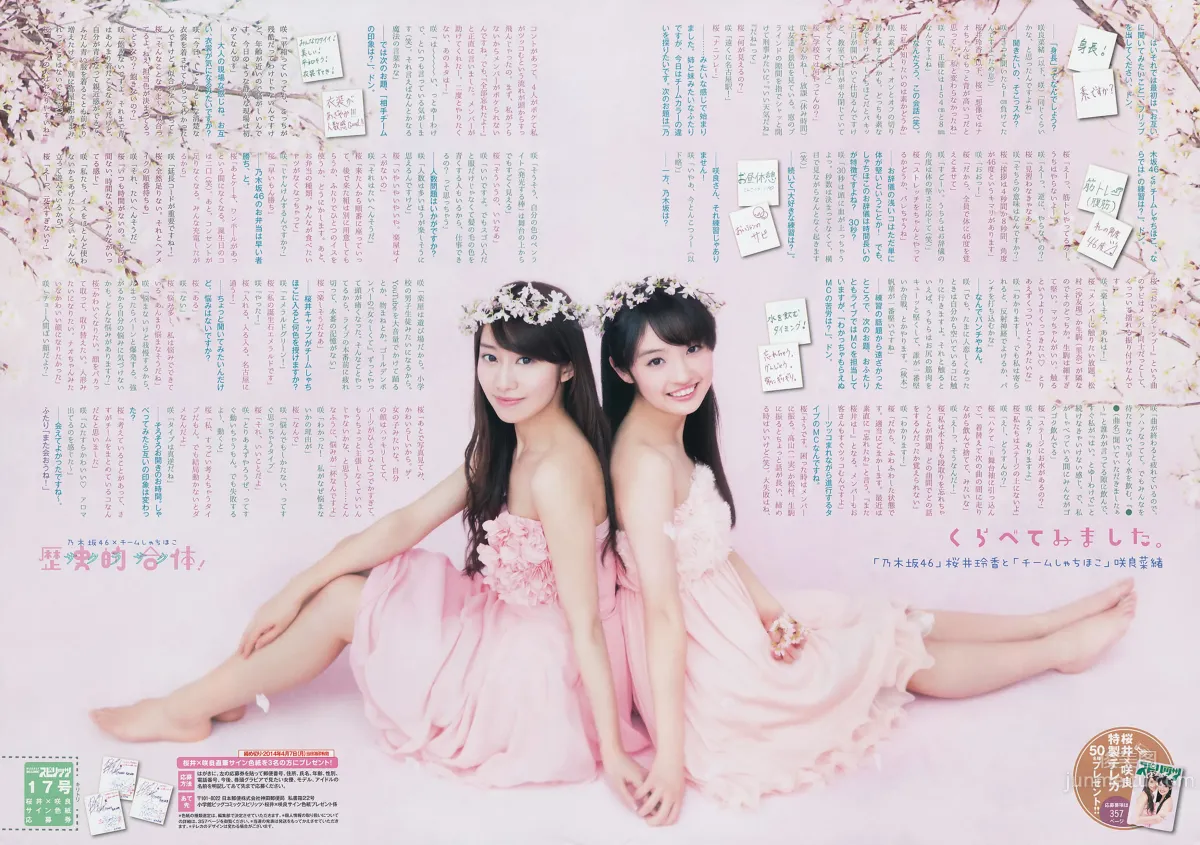 [Weekly Big Comic Spirits] 2014 No.15-17 松浦雅 岩﨑名美 桜井玲香 咲良菜緒_18