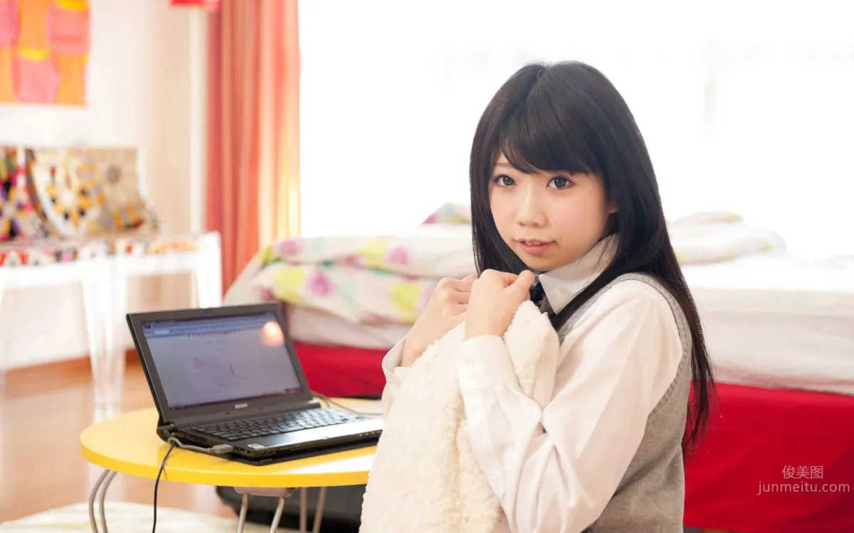 葵夏(葵なつ)- 清新养眼校服写真_1