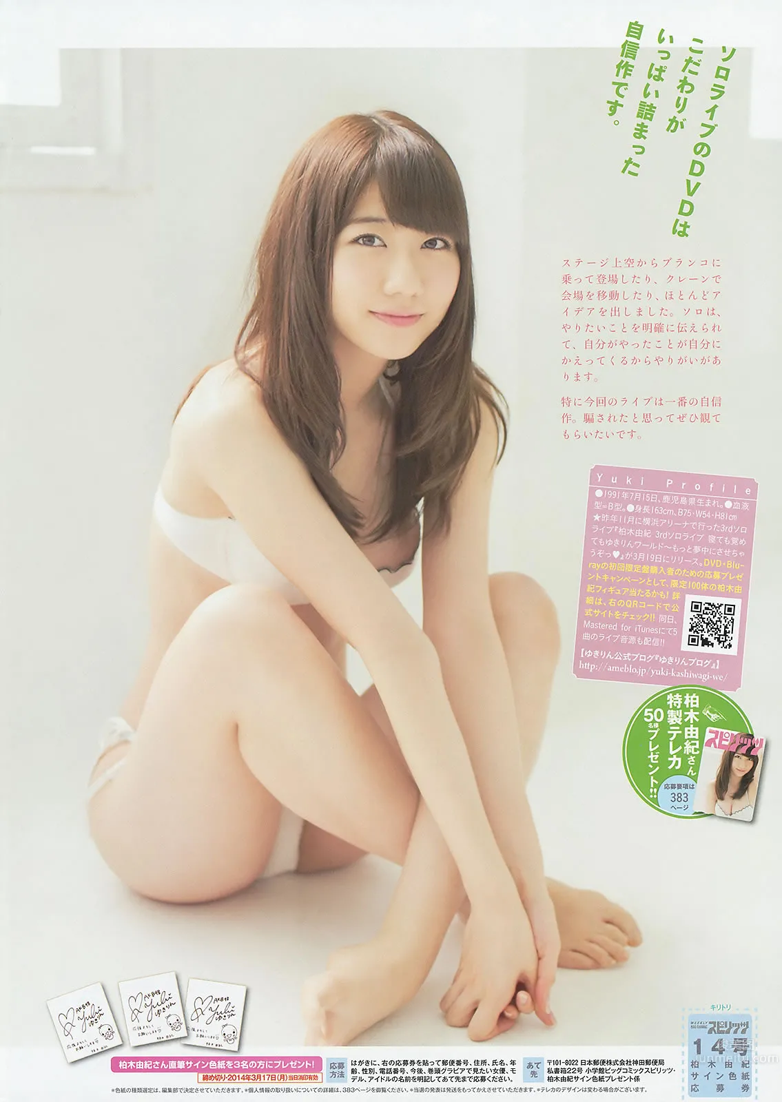 [Weekly Big Comic Spirits] 2014 No.11-14 生田斗真 小芝風花 しほの涼 松井玲奈 柏木由紀_17