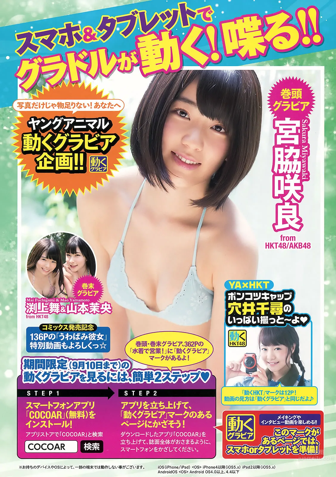 [Young Animal] 2015 No.16-17 兒玉遥 朝長美桜 宮脇咲良 山本茉央 渕上舞_2