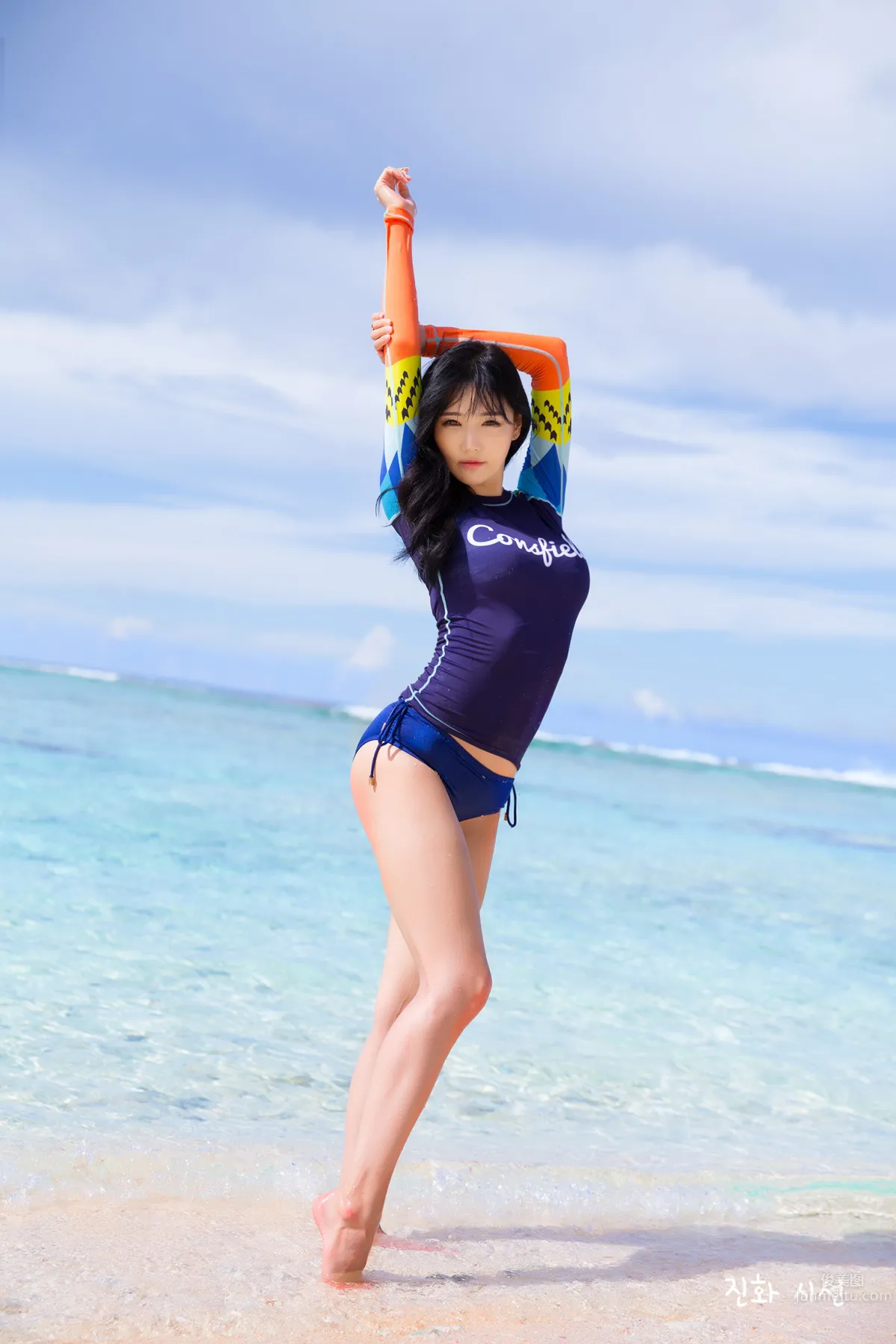韩佳恩(한가은)- 比基尼沙滩写真_8