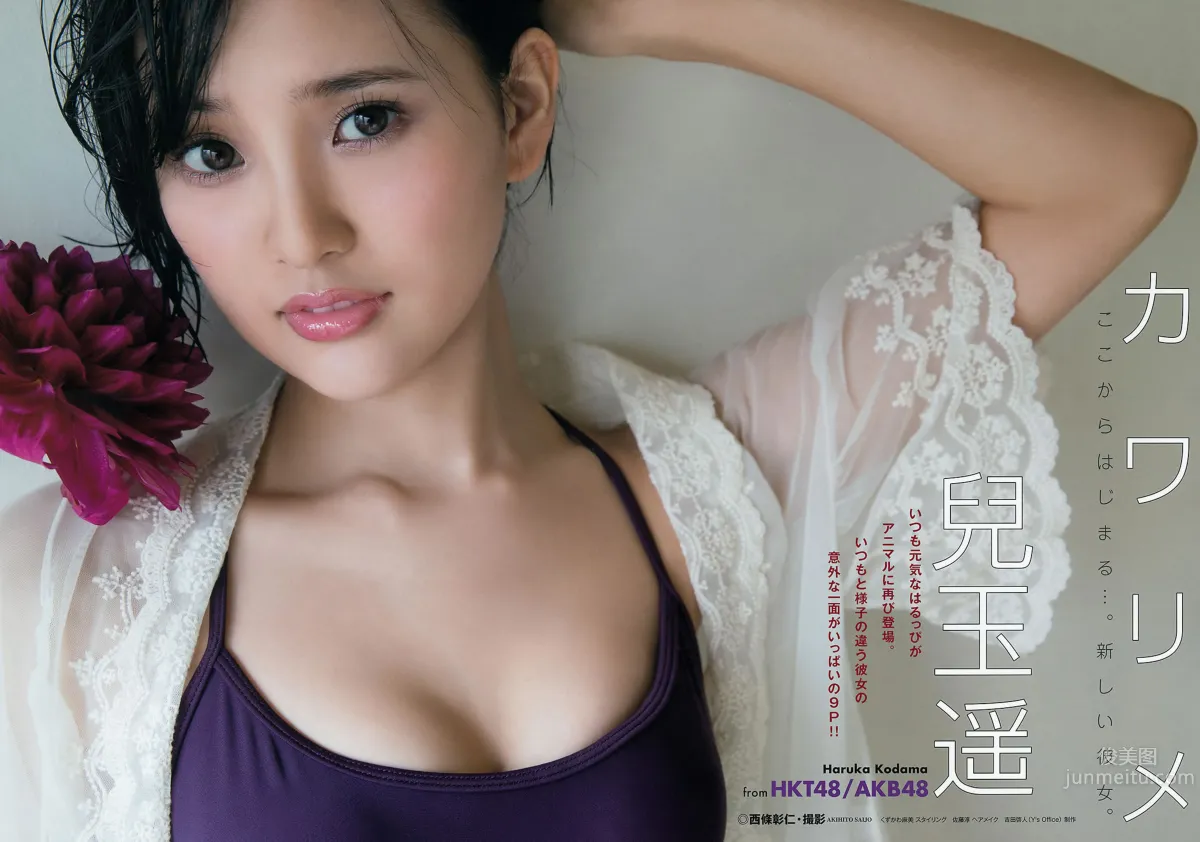 [Young Animal] 2015 No.20-21 福原遙 桜井えりな 兒玉遙 神志那結衣 HKT48 [45P] 7