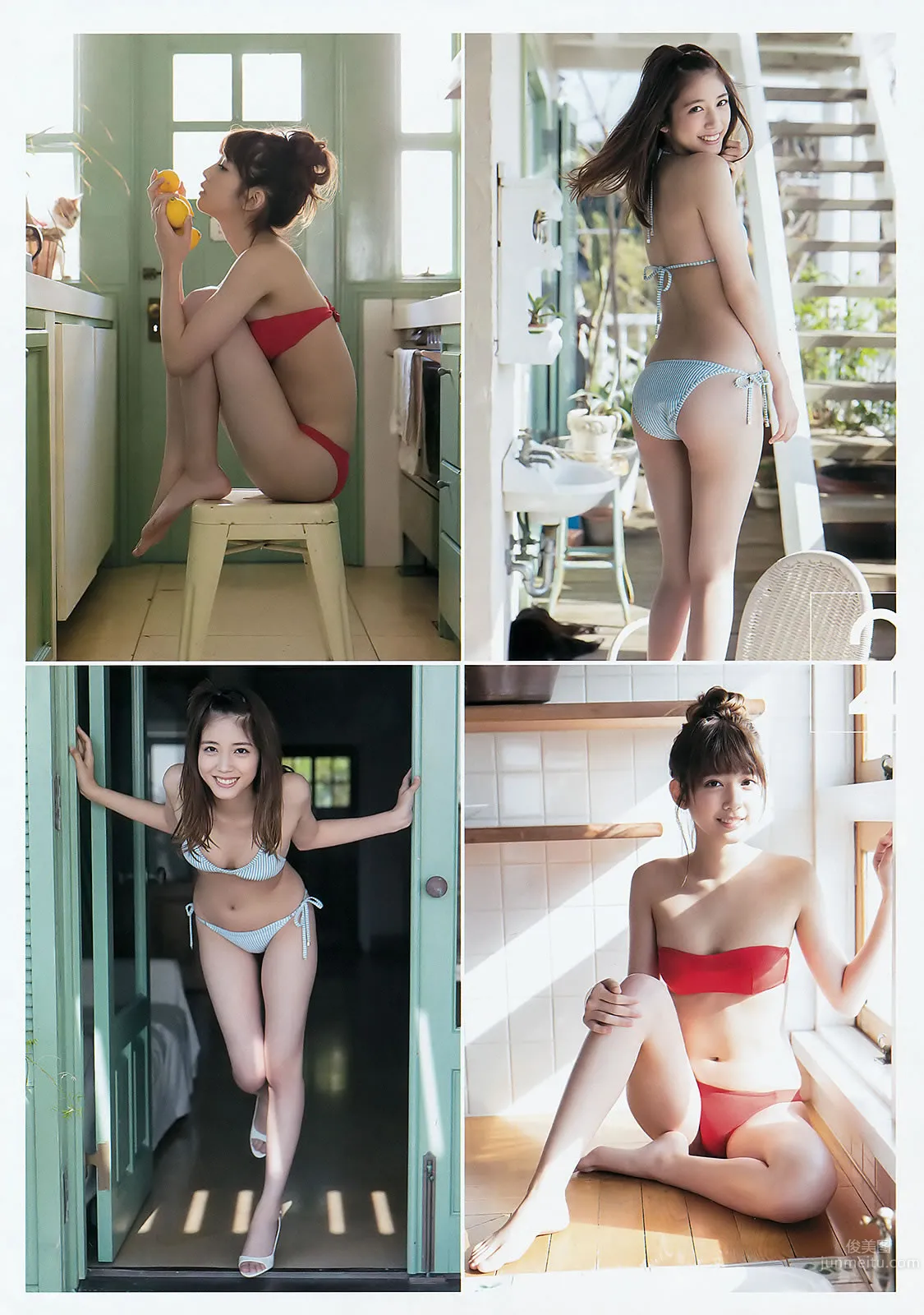 [Weekly Young Jump] 2016 No.01 大和田南那 入山杏奈 馬場ふみか 松田るか_18