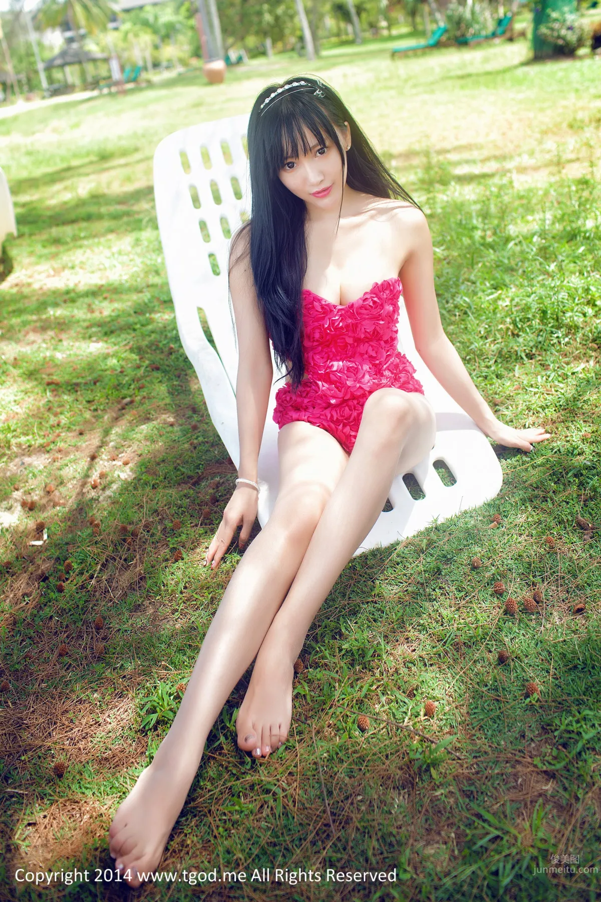 楊上萱- [TGOD推女神] 嬌豔的玫瑰 沙巴系列～ 28