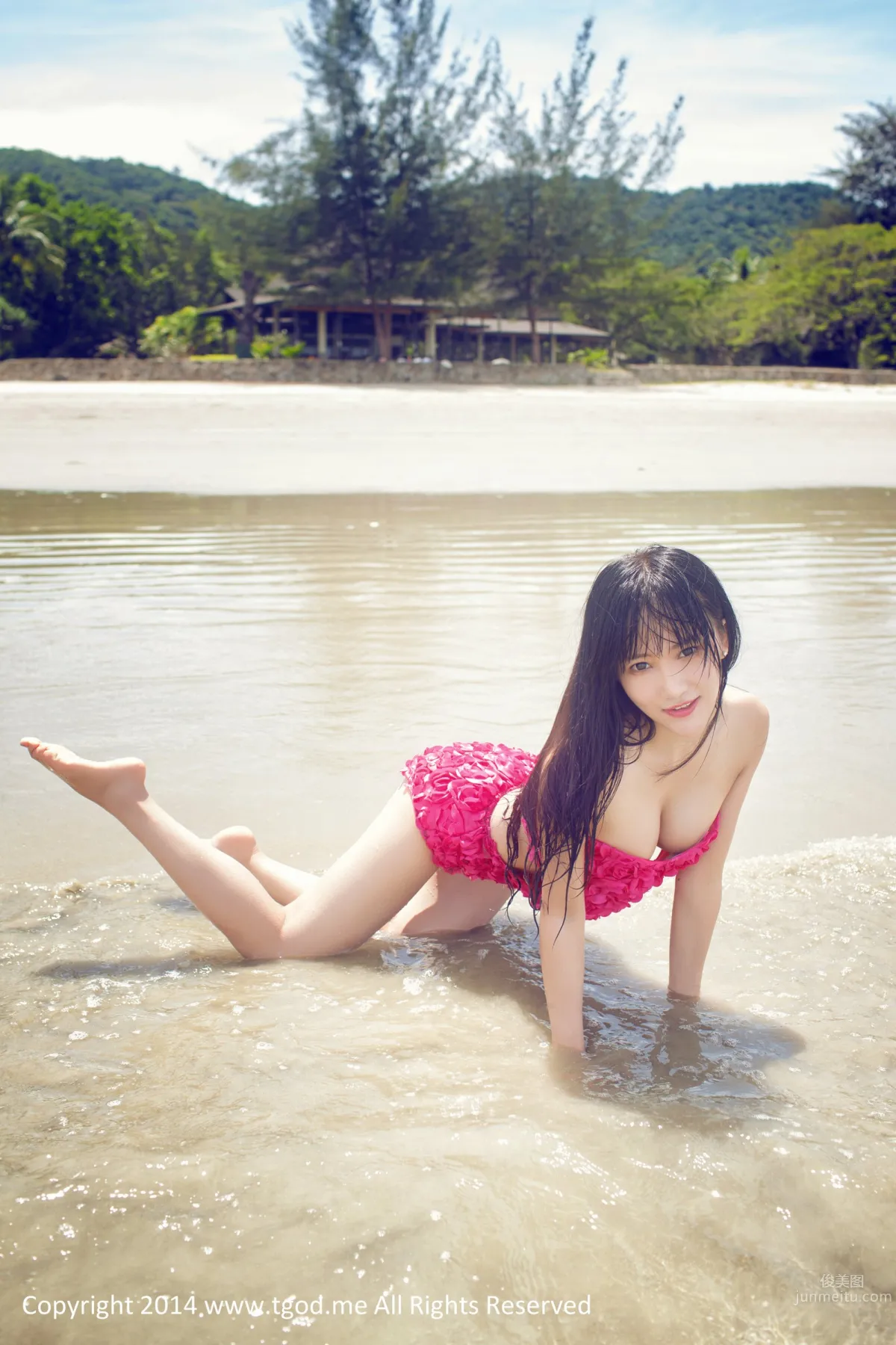 楊上萱- [TGOD推女神] 嬌豔的玫瑰 沙巴系列～ 12