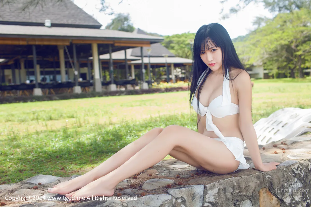 楊上萱- [TGOD推女神] 嬌豔的玫瑰 沙巴系列～ 36