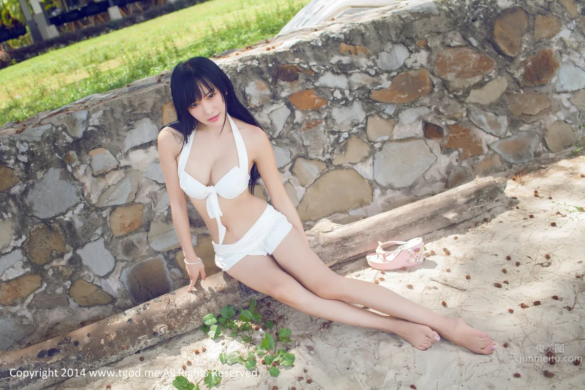 楊上萱- [TGOD推女神] 嬌豔的玫瑰 沙巴系列～ 39