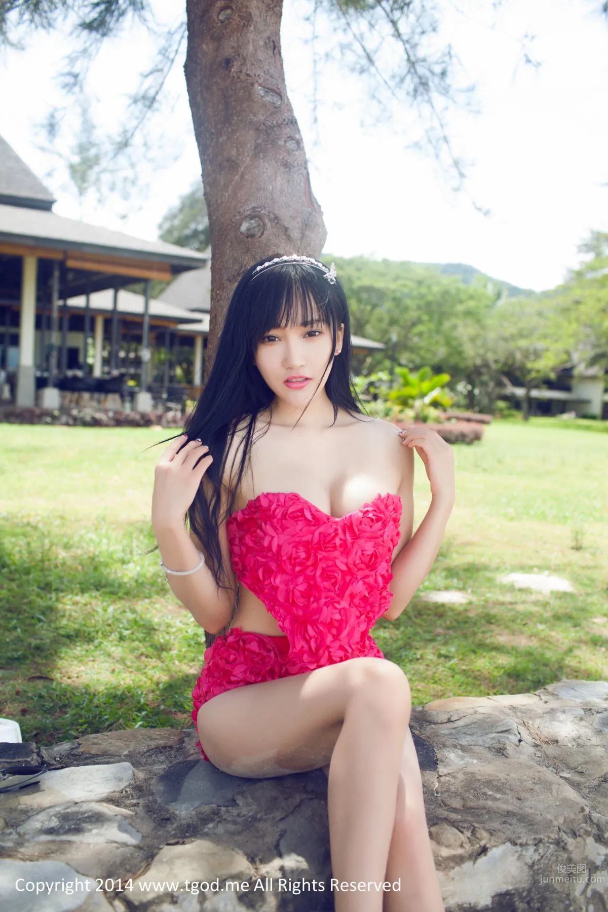 楊上萱- [TGOD推女神] 嬌豔的玫瑰 沙巴系列～ 22