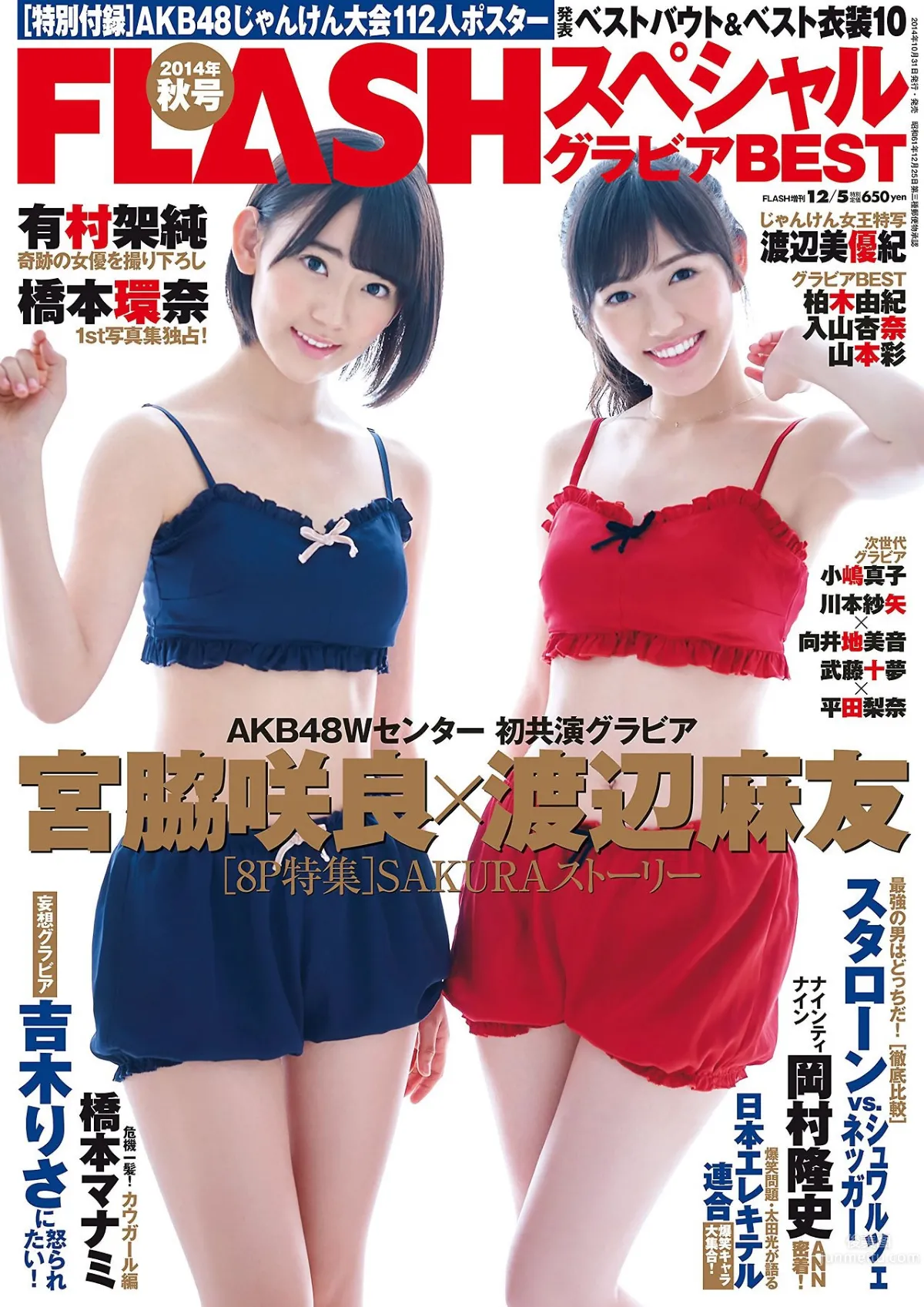 [Flash Special] グラビアBEST 2014.12.05 渡辺麻友 宮脇咲良 柏木由紀 入山杏奈 山本彩 渡辺美優紀 小嶋真子_0