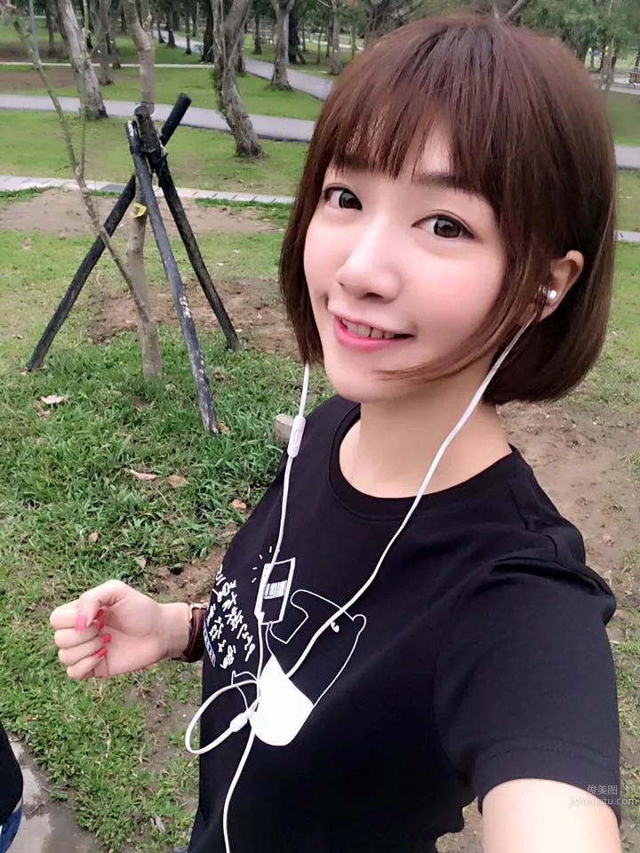 泱泱(吴泱潾)- 短发美女好清新_11