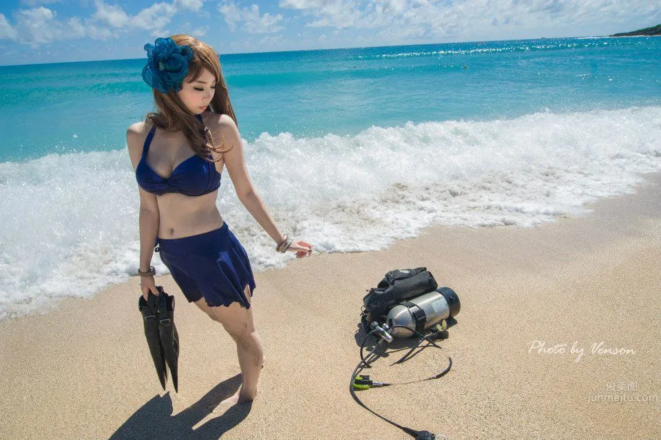 Sylvia小希- 短发美人户外写真_14