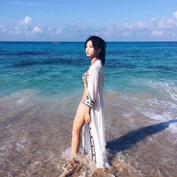 林芷葳- 海邊大波！E奶妹超萌私房照 5