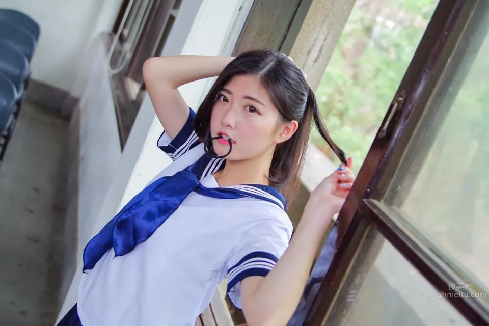 舒舒SuSu- 邻家女孩的超高颜让人过目不忘！_16