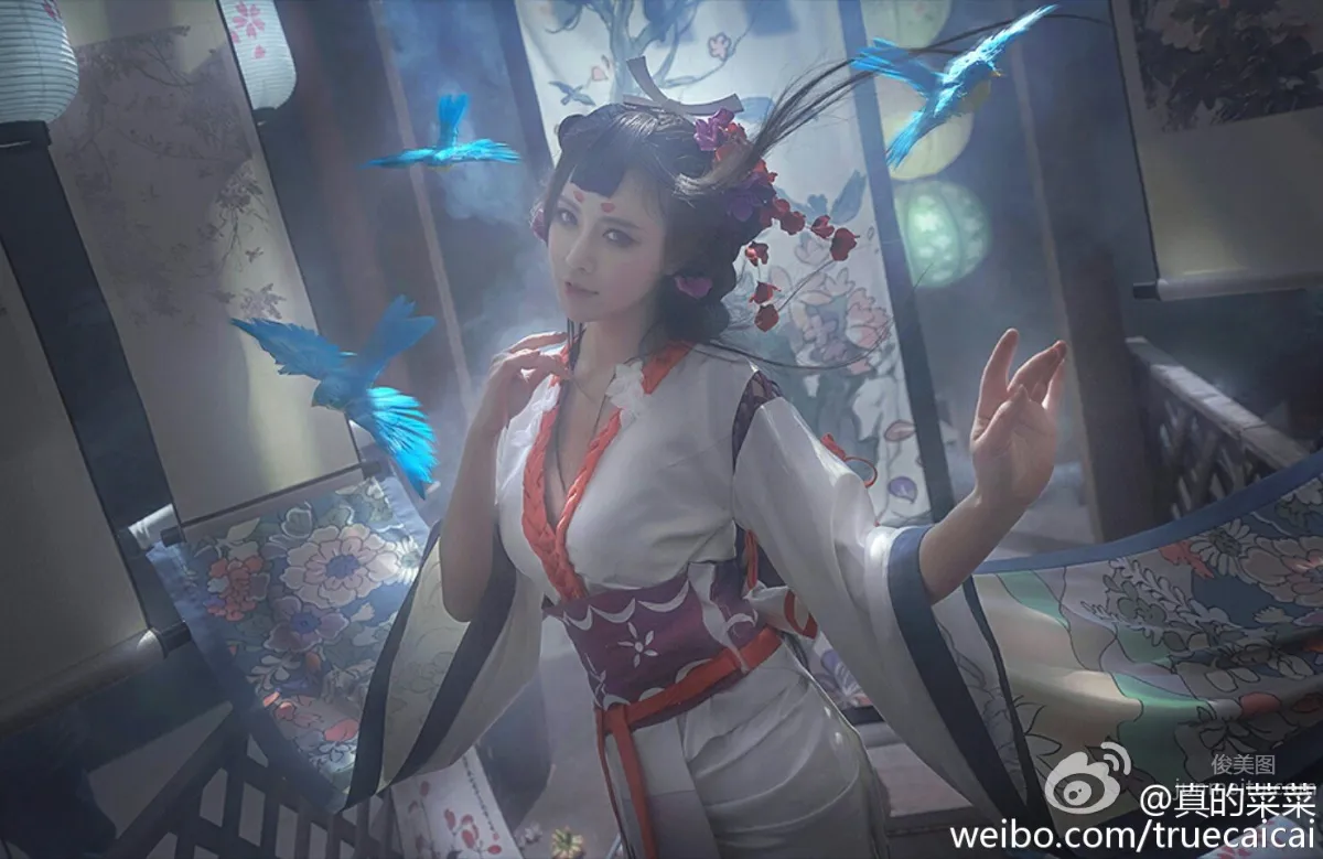 真的菜菜- 陰陽師最新SSR式神「花鳥卷」寫真 6