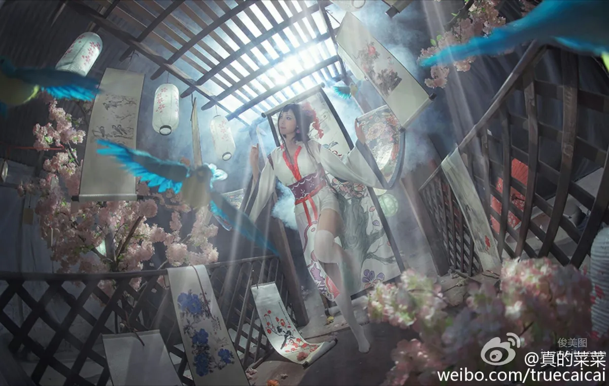 真的菜菜- 陰陽師最新SSR式神「花鳥卷」寫真 5