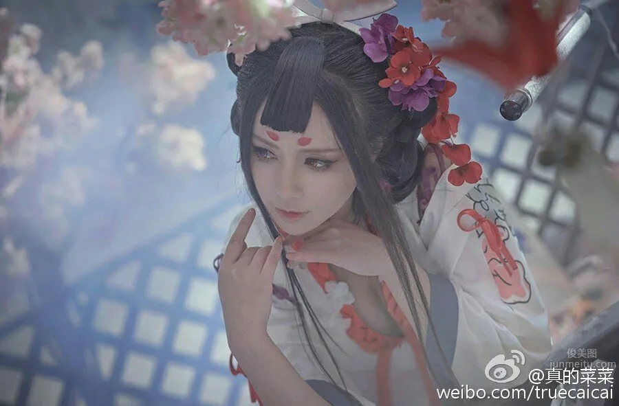真的菜菜- 阴阳师最新SSR式神「花鸟卷」写真_2