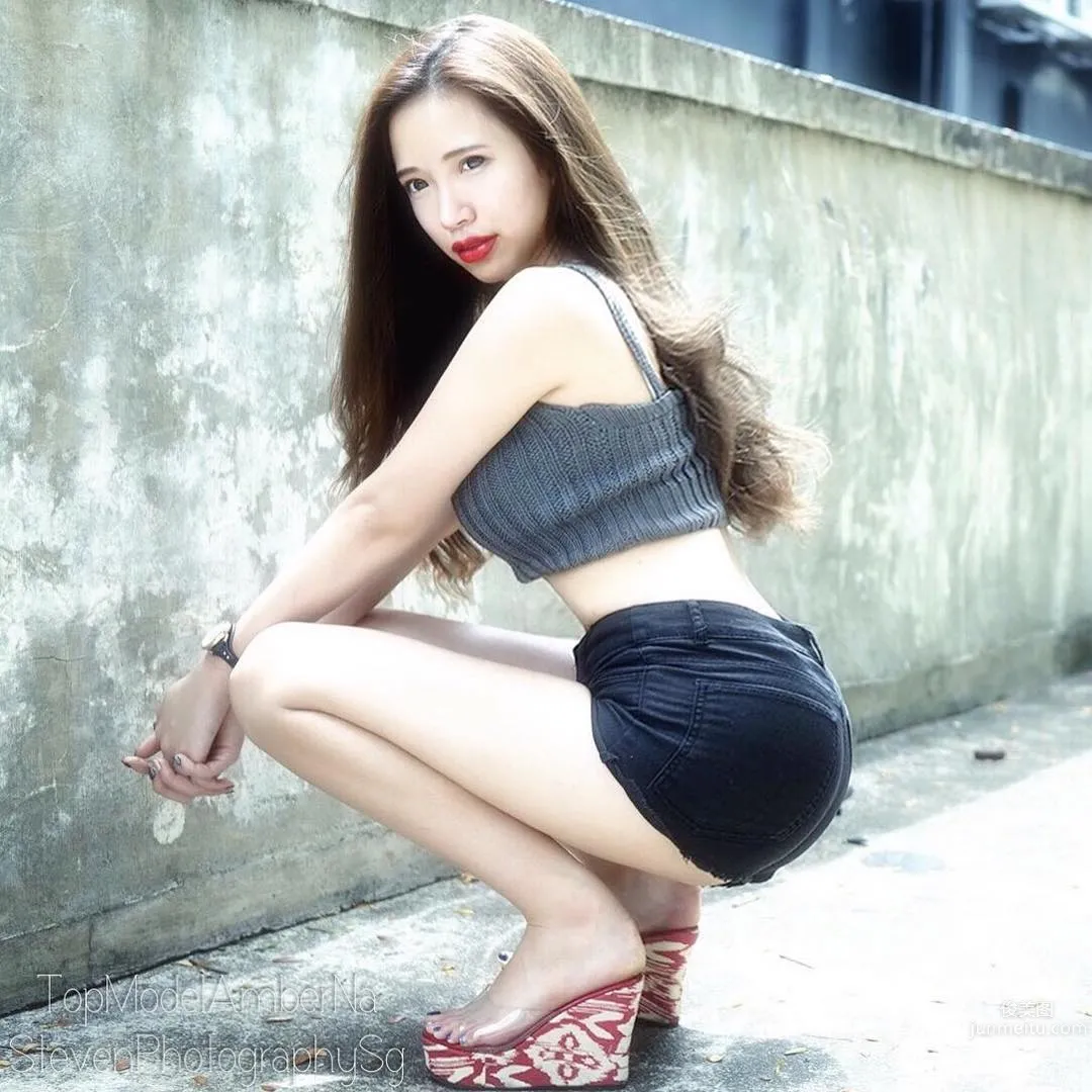 蓝星蕾Amber Na- 身形娇小却饱满的新加坡小妹_21