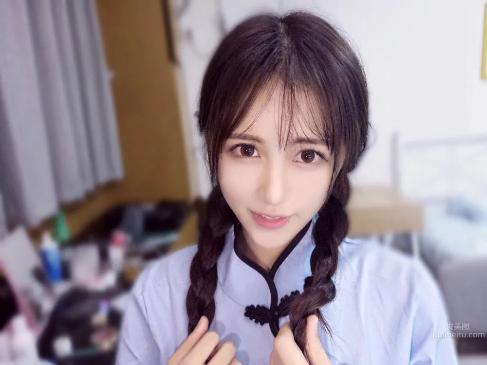 丸子yooo- 美少女主播美妝私房照 5