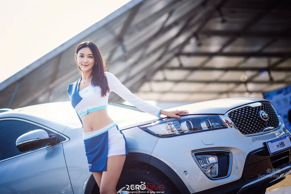 架景- 南韓美女賽車女郎清爽寫真 23