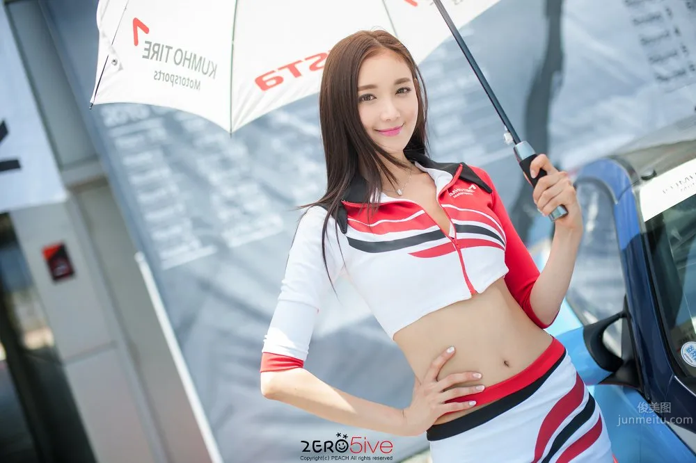 架景- 南韓美女賽車女郎清爽寫真 21