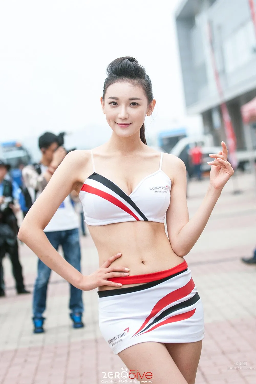 架景- 南韓美女賽車女郎清爽寫真 35