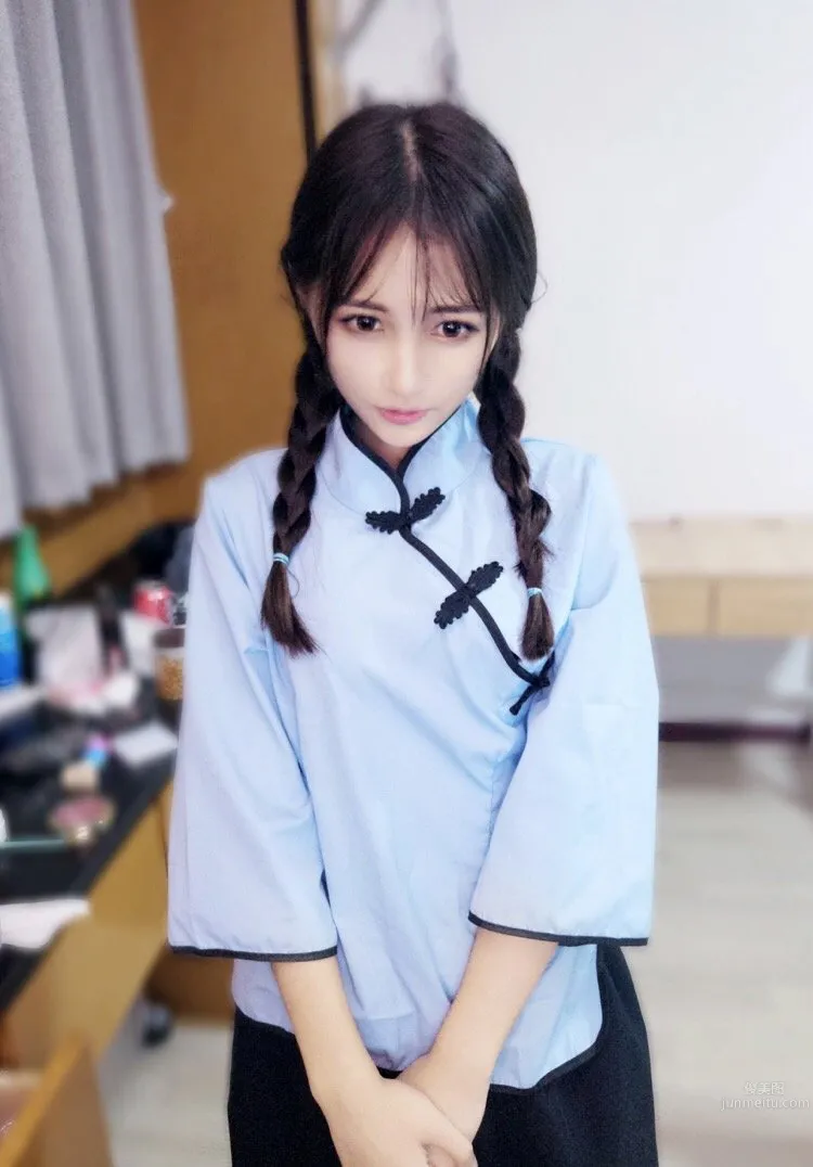 丸子yooo- 美少女主播美妝私房照 8