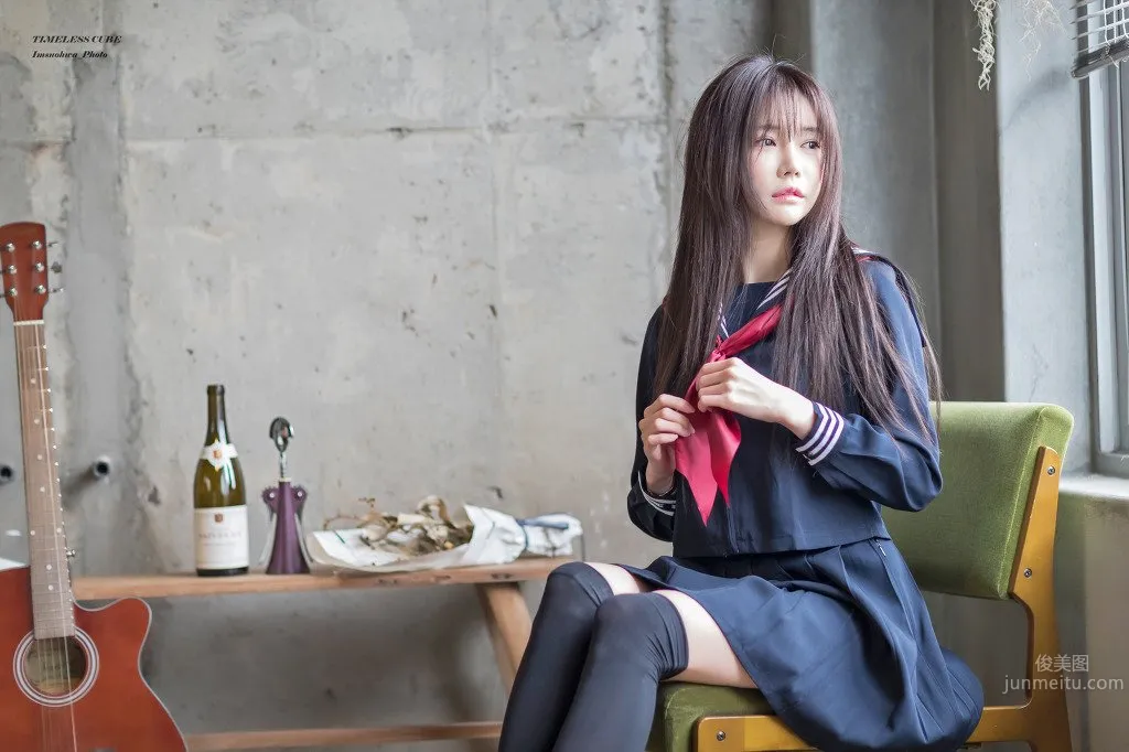 Han Ga Eun- 性感妖娆制服寫真 44