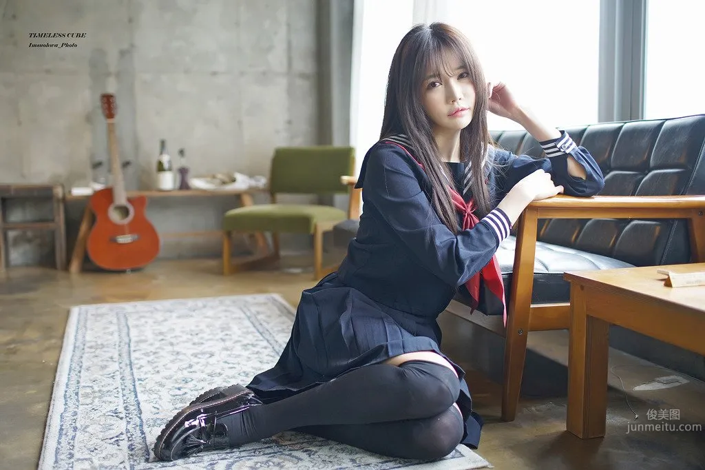 Han Ga Eun- 性感妖娆制服寫真 40