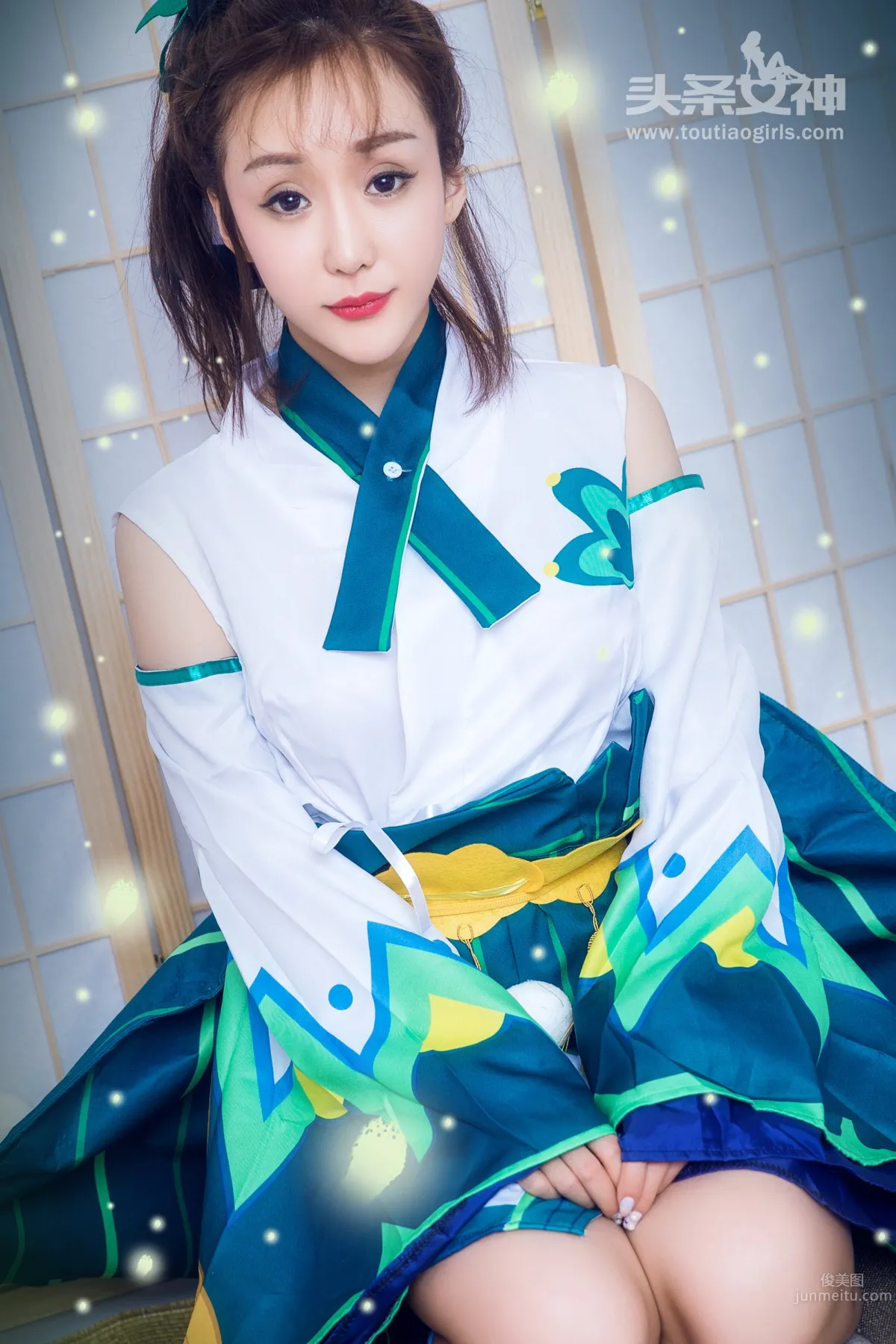 小米粒- [TouTiao头条女神] 2017-3-25 最美莹草COS_0