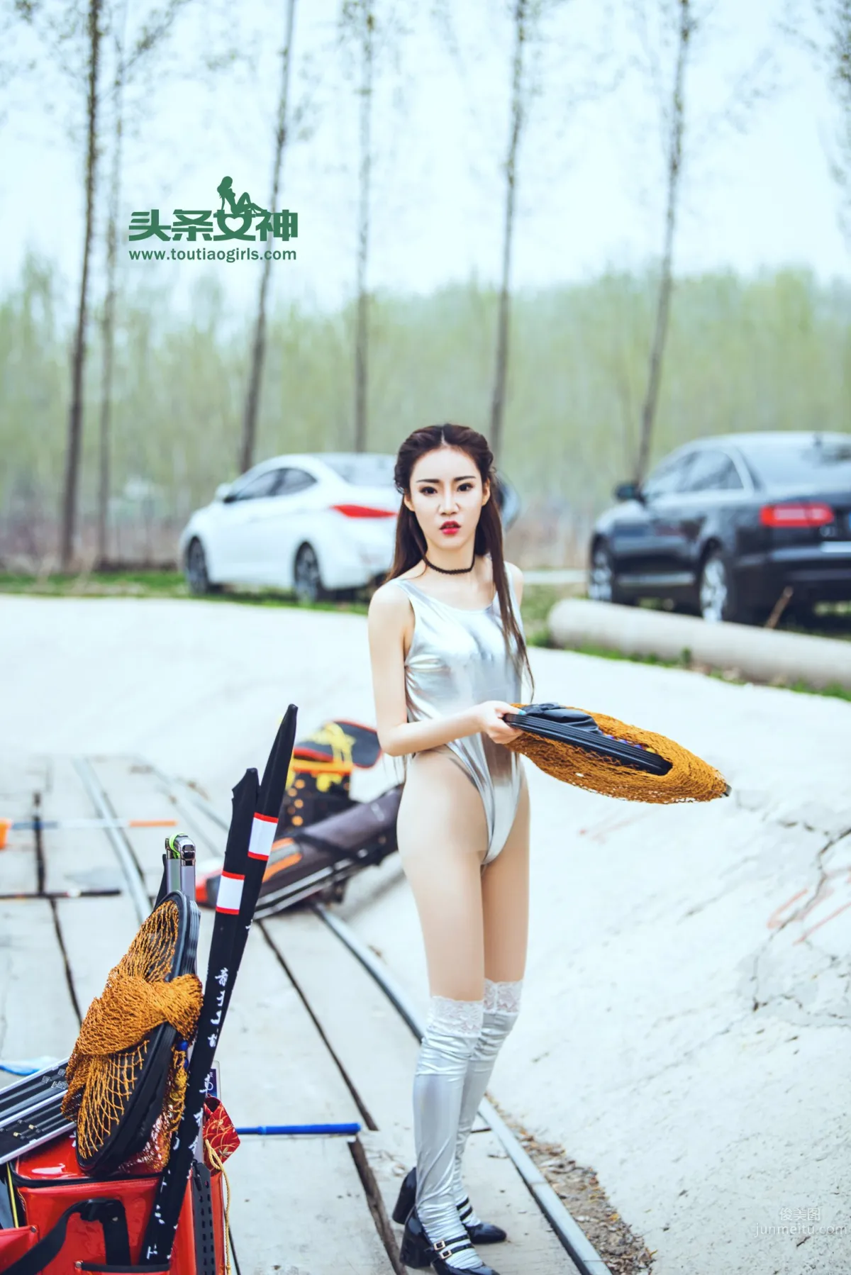 樊安妮垂钓美人写真_3