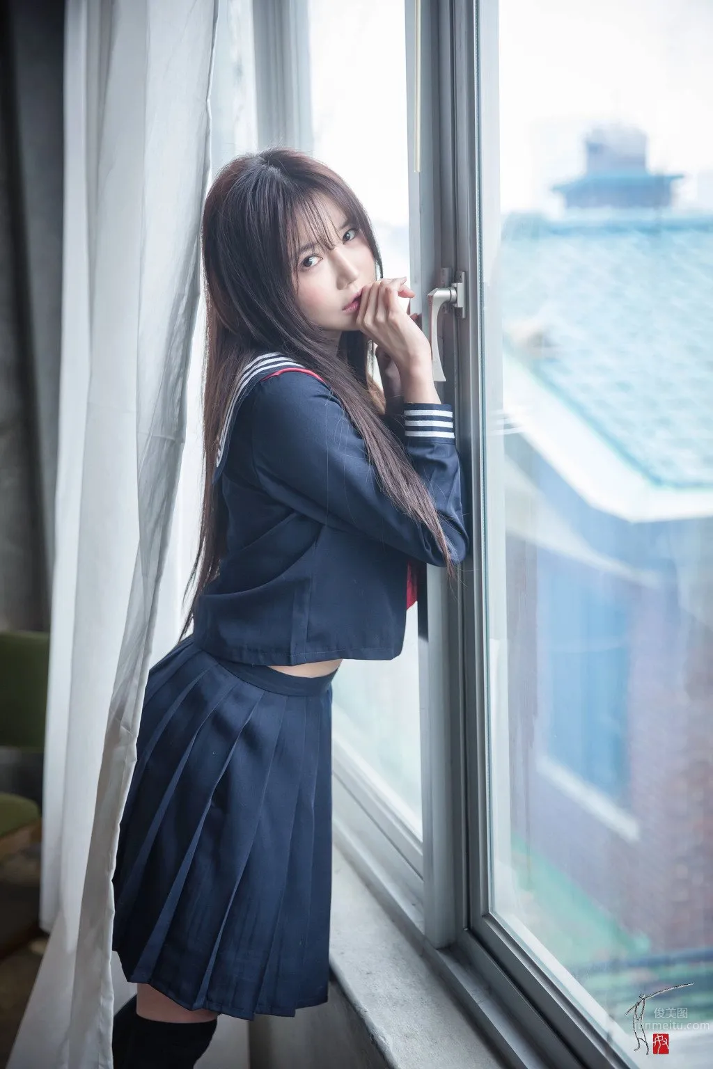Han Ga Eun- 性感妖娆制服寫真 54