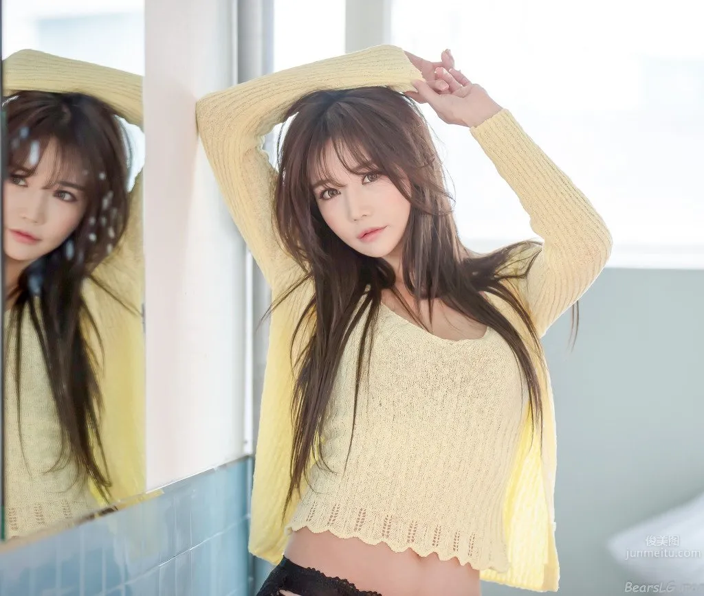 Han Ga Eun- 性感妖娆制服寫真 3