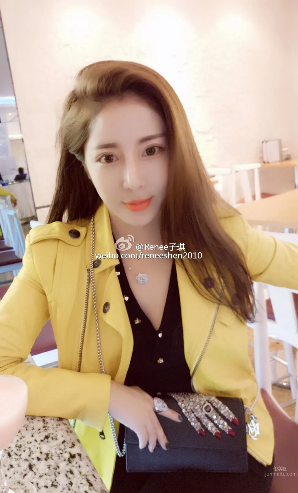 Renee子琪- 微博时尚自拍美照_6