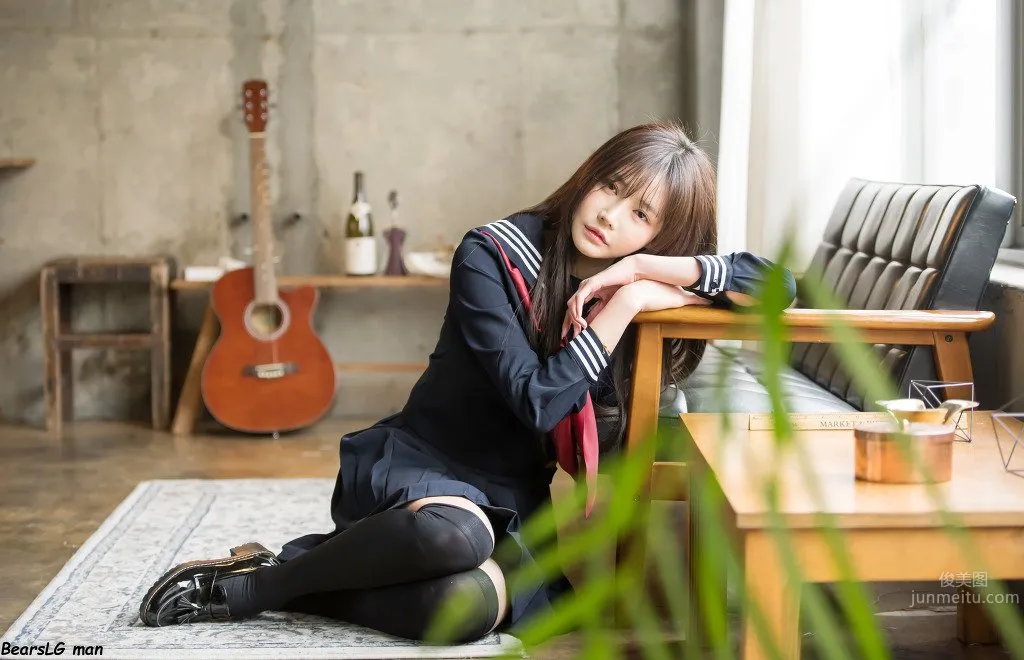 Han Ga Eun- 性感妖娆制服寫真 47