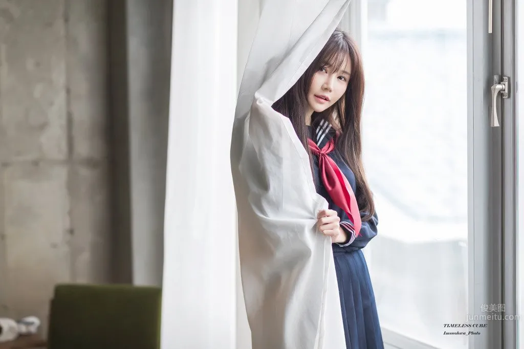 Han Ga Eun- 性感妖娆制服寫真 56