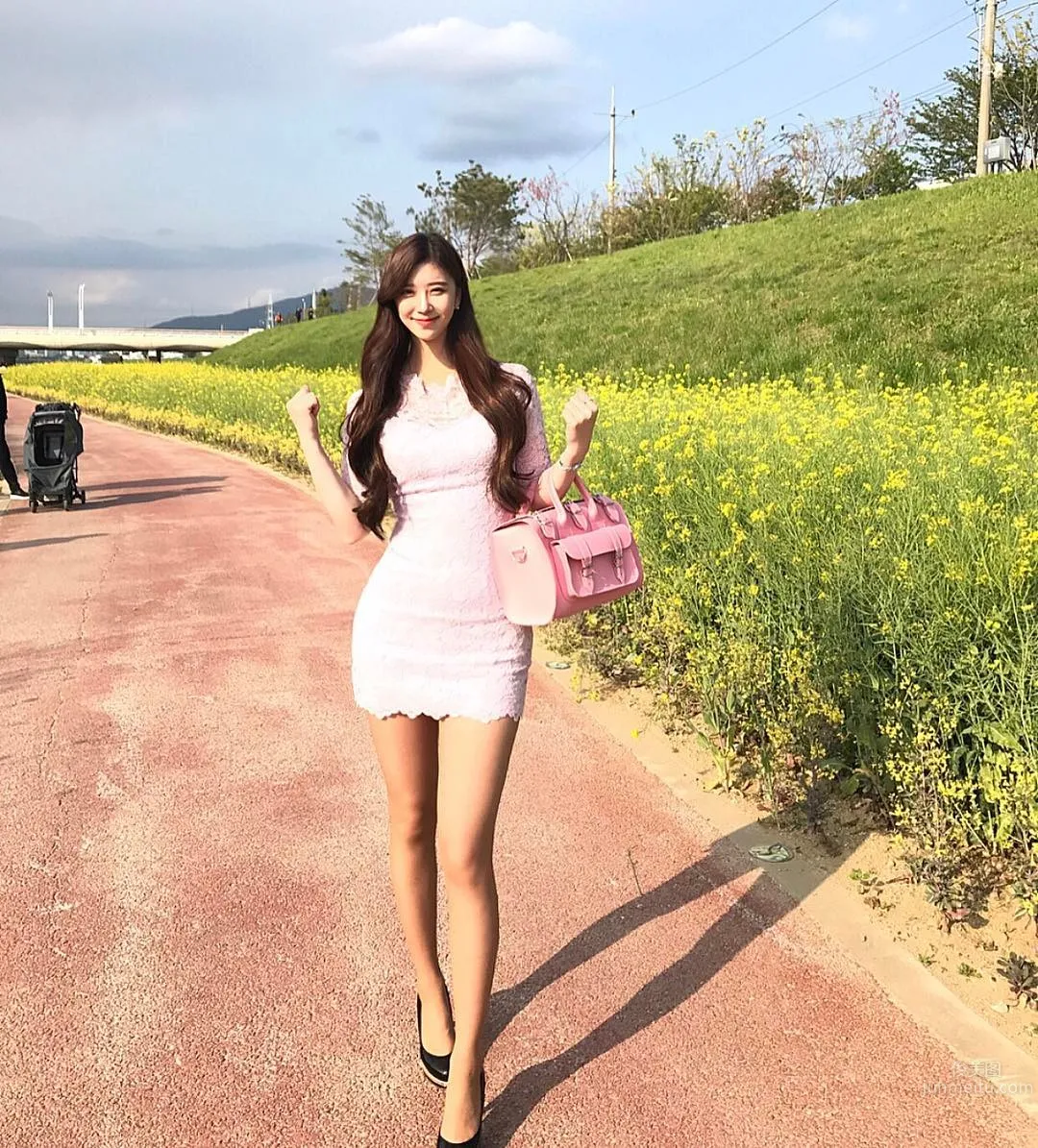 韓國九頭身美女Jin Yeyoung 黃金比例的大長腿 30