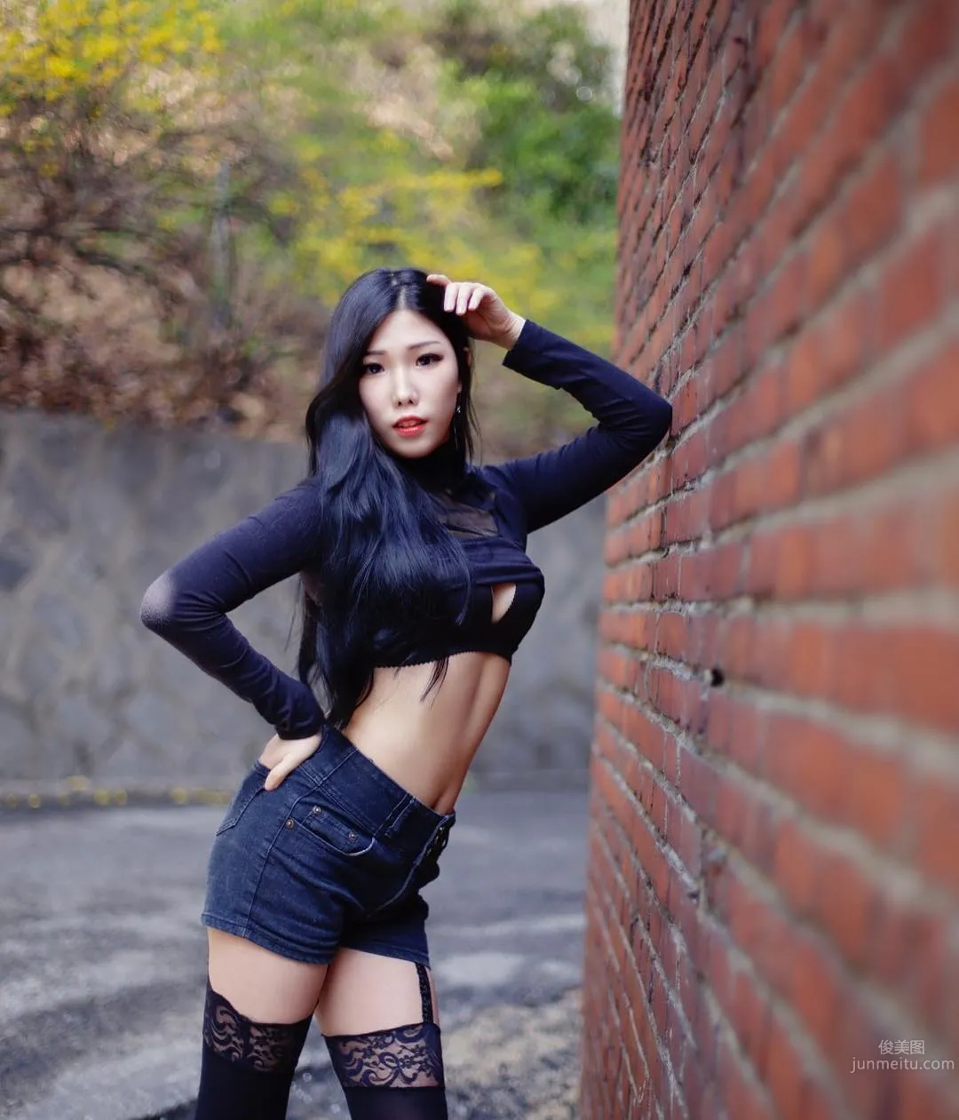 韓國美女조달쏭 街頭性感寫真美圖 7
